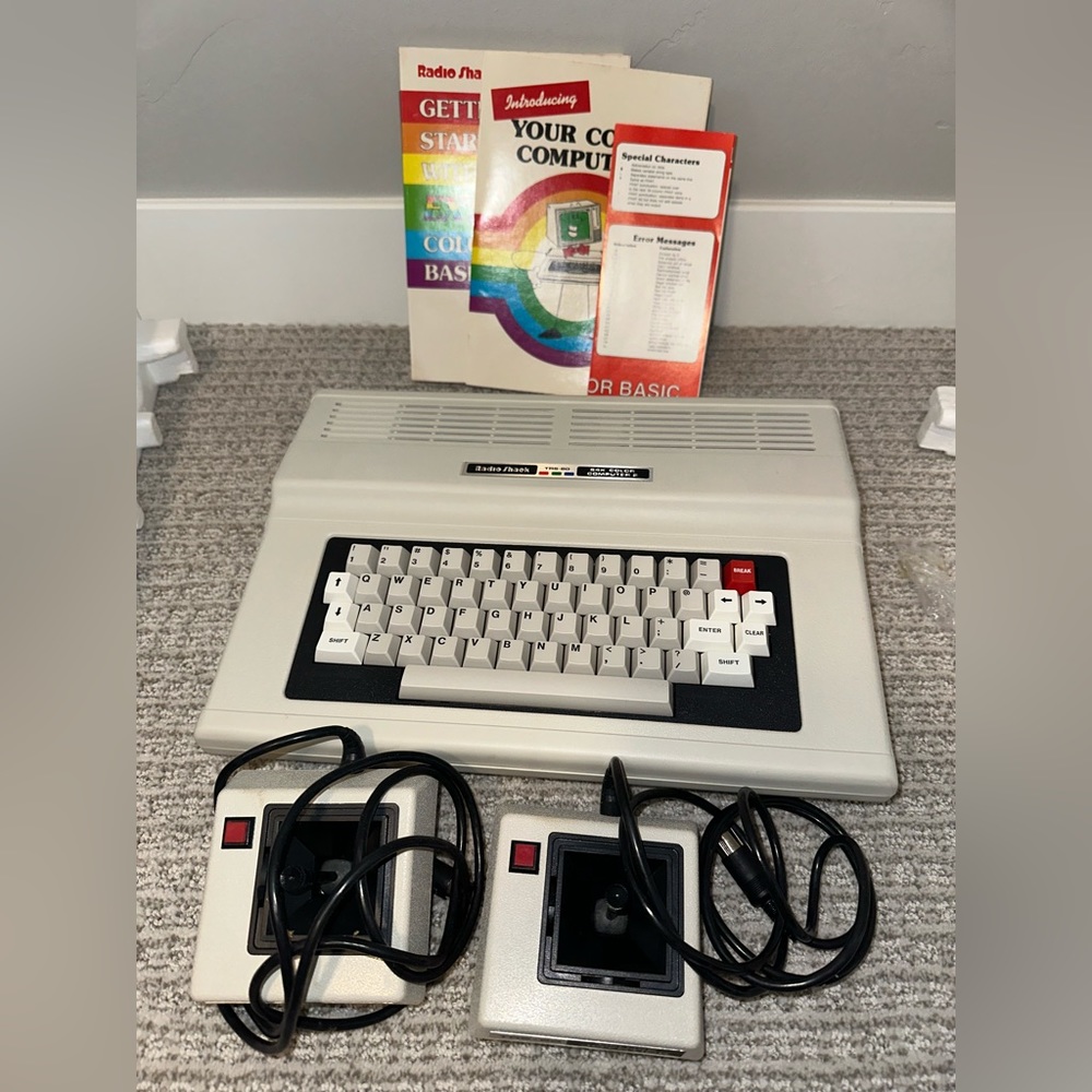 radio shack trs 80 color computer 2 & accessories